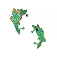 Butterfly Caterpillar Ear Cuffs at Spencer's