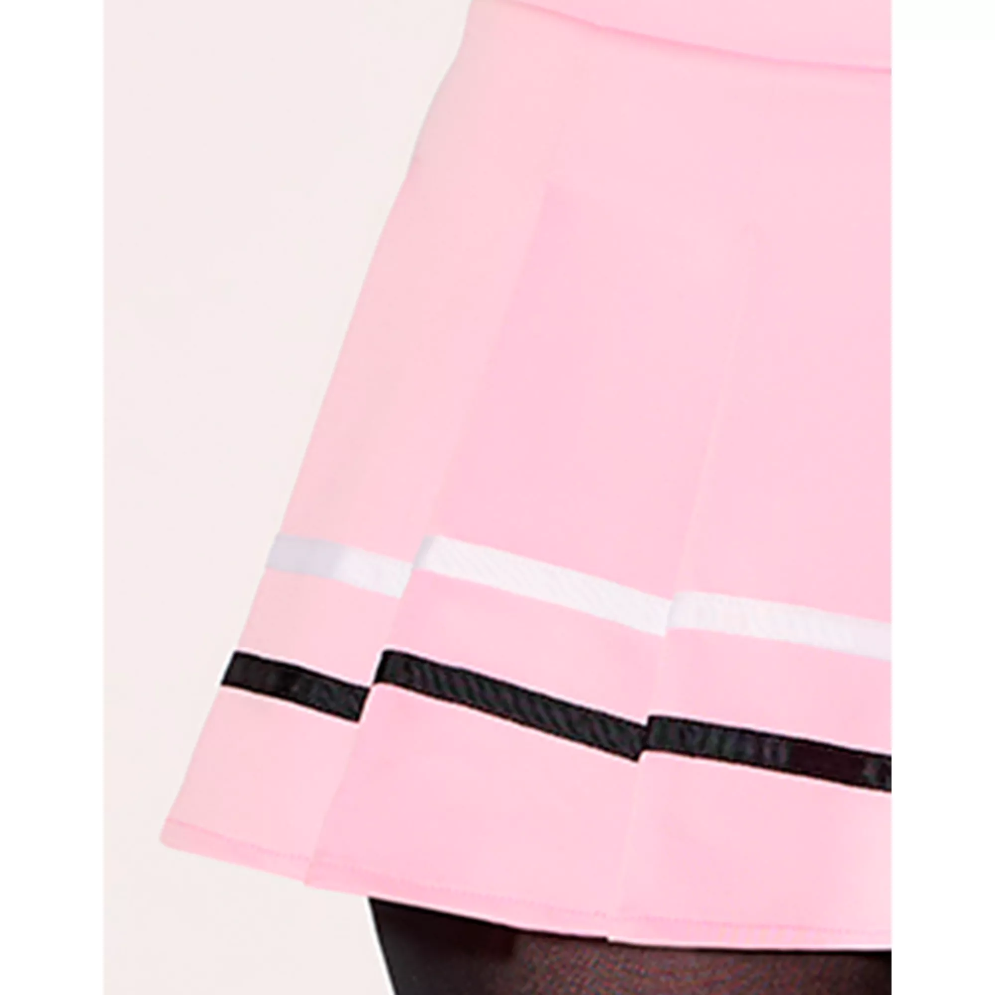 Pink Striped Mini Skirt at Spencer's