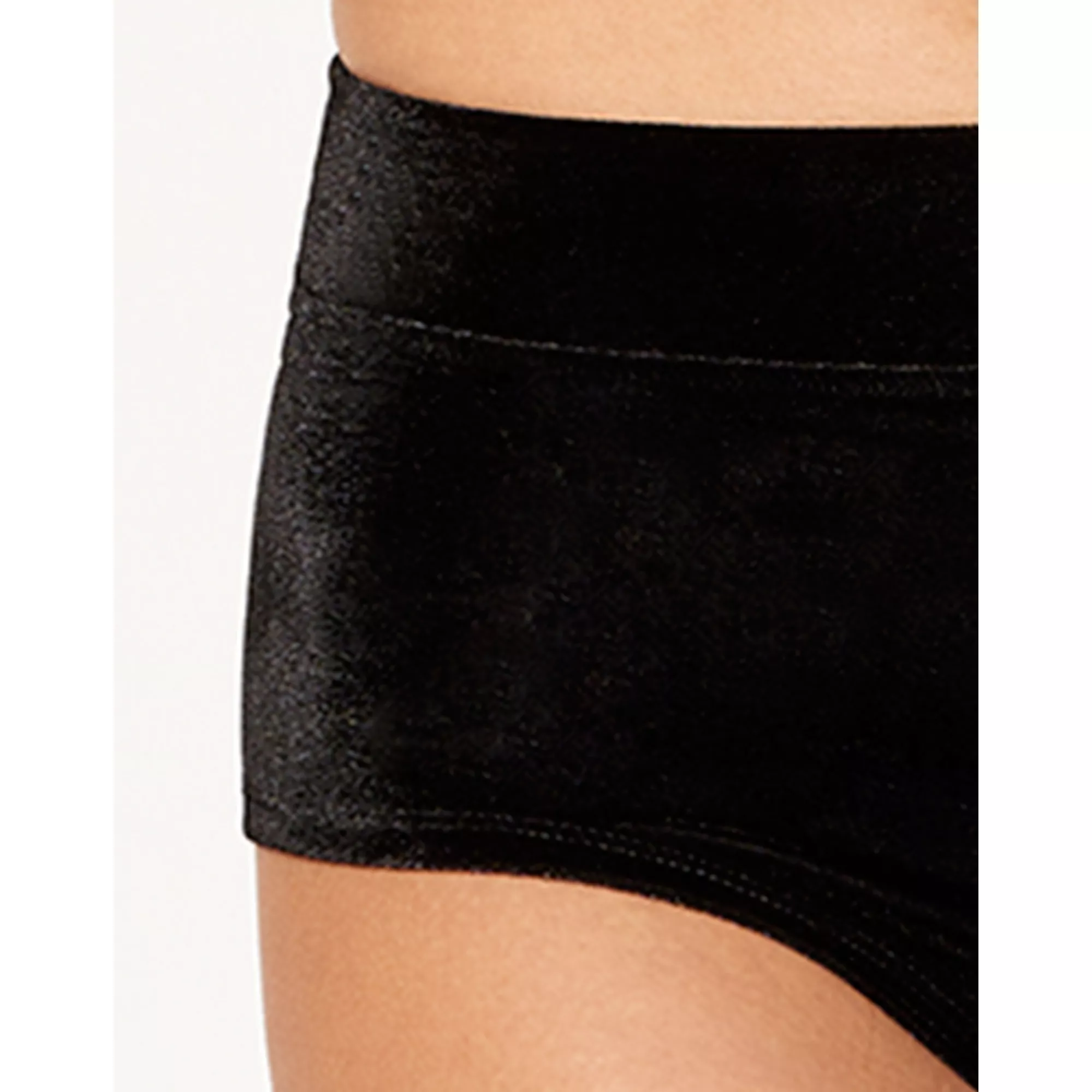 Black Booty Shorts at Spencer's