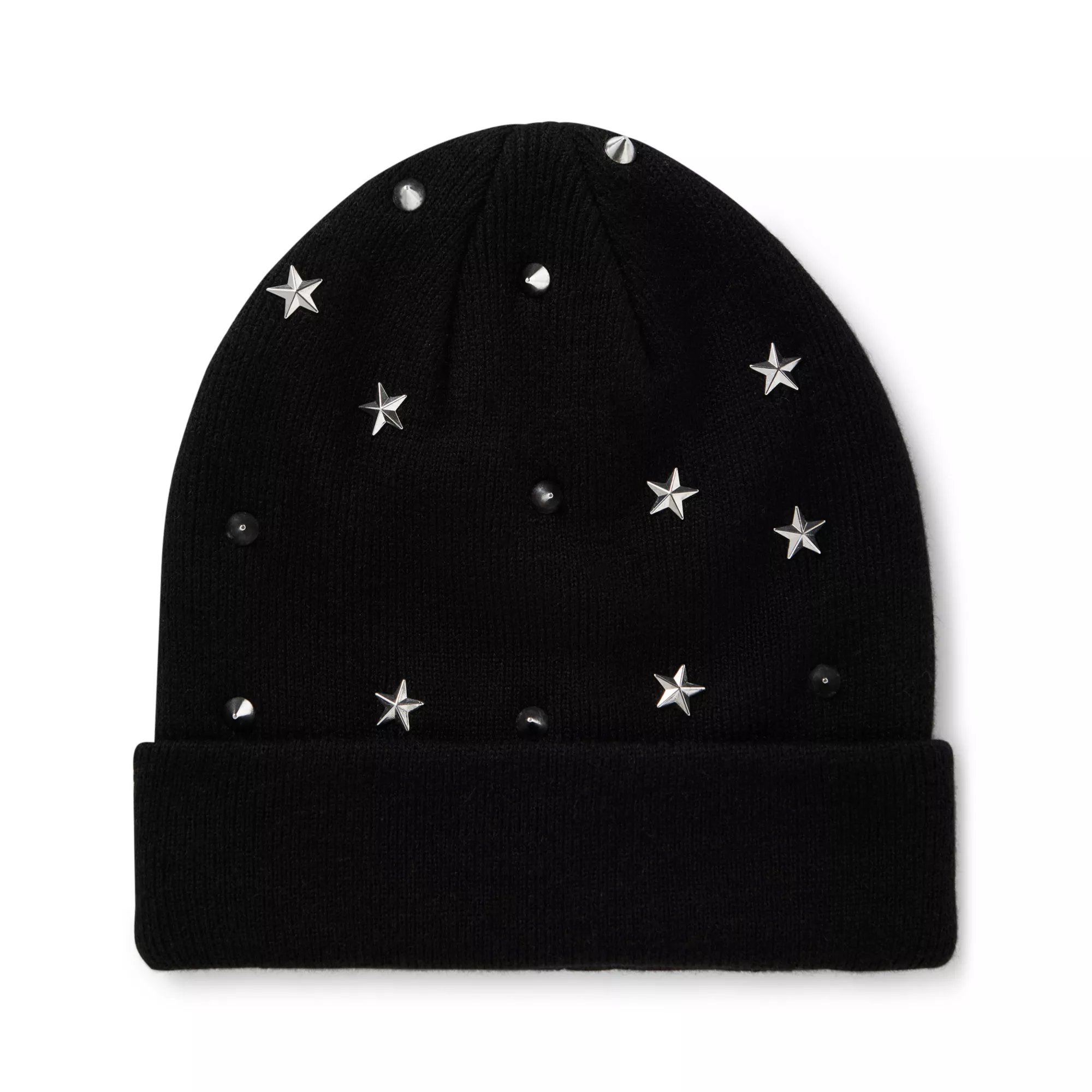 Spike and Star Knit Hat at Spencer's