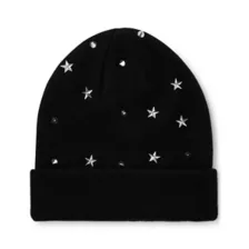 Spike and Star Knit Hat at Spencer's