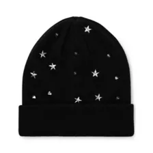 Spike and Star Knit Hat at Spencer's