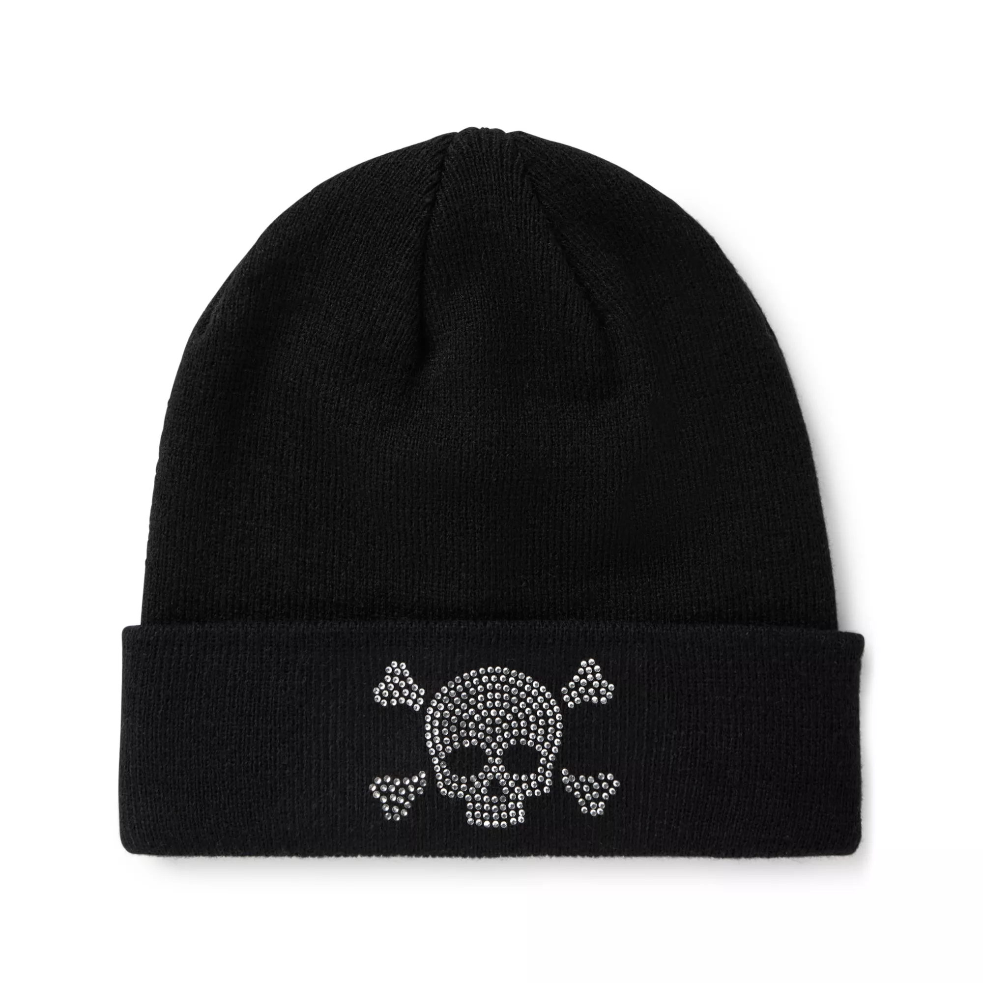 Skull Knit Hat at Spencer's