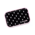 Black Playboy Allover Print Logo Tray at Spencer's