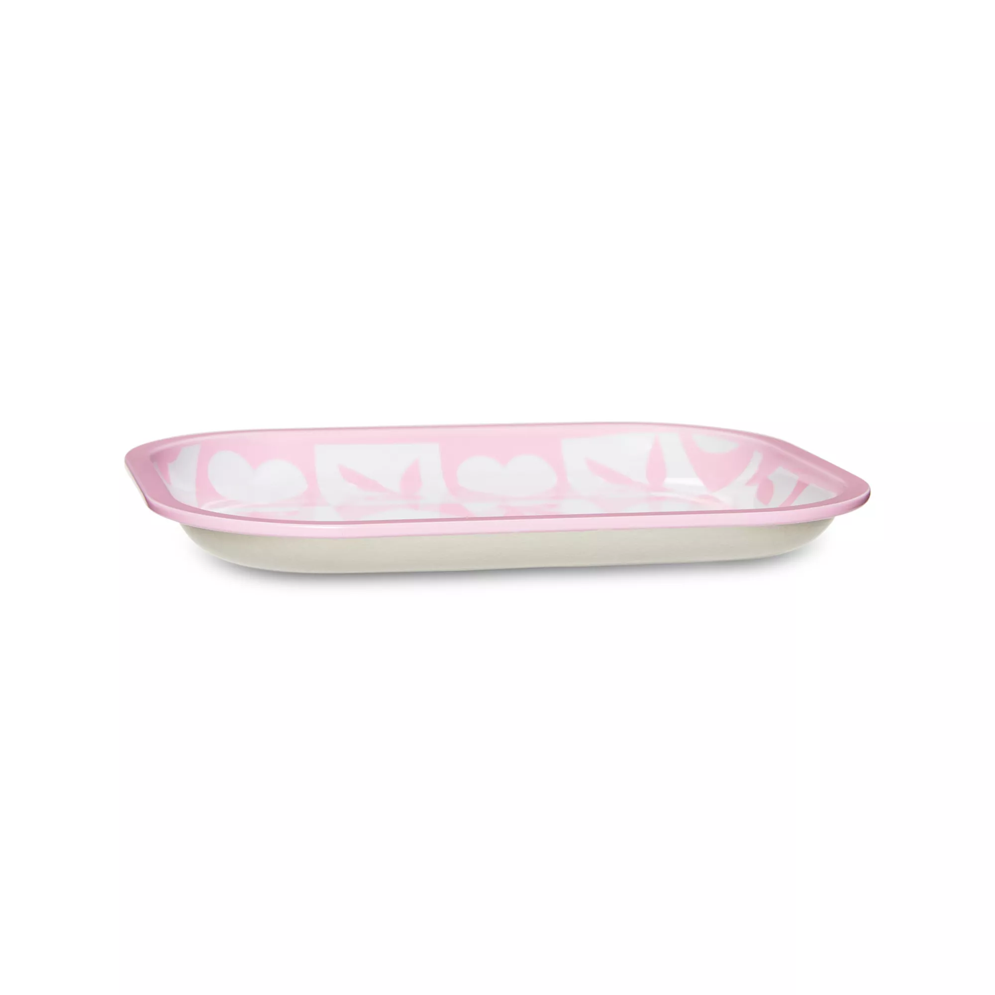 Pink and White Checker Playboy Tray at Spencer's