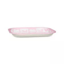 Pink and White Checker Playboy Tray at Spencer's
