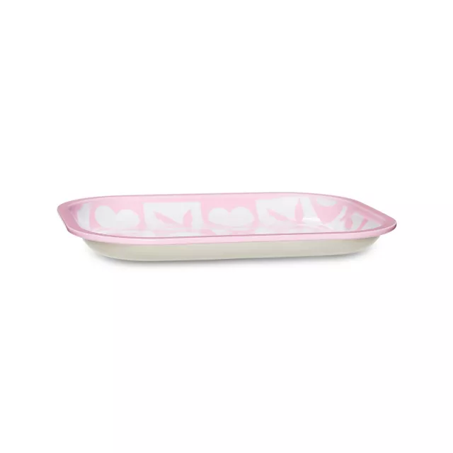 Pink and White Checker Playboy Tray at Spencer's