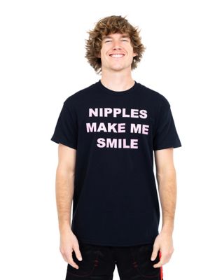 T-shirt Homme Spencer's 'Boobies Make Me Happy' - Neuf Avec étiquettes, Taille XL