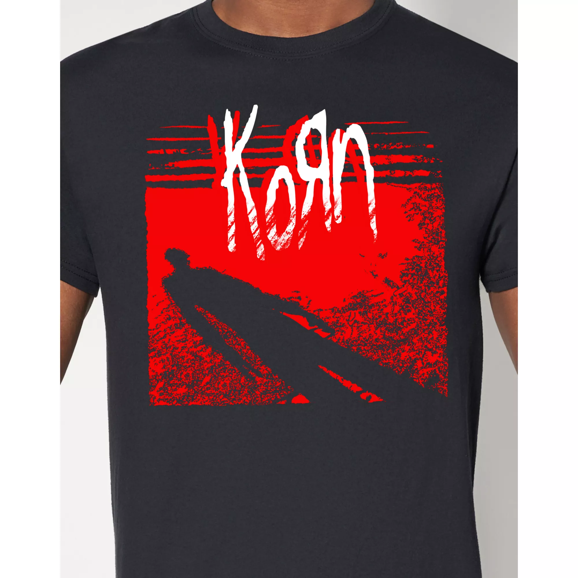 Korn Slendy Red Light T Shirt at Spencer's
