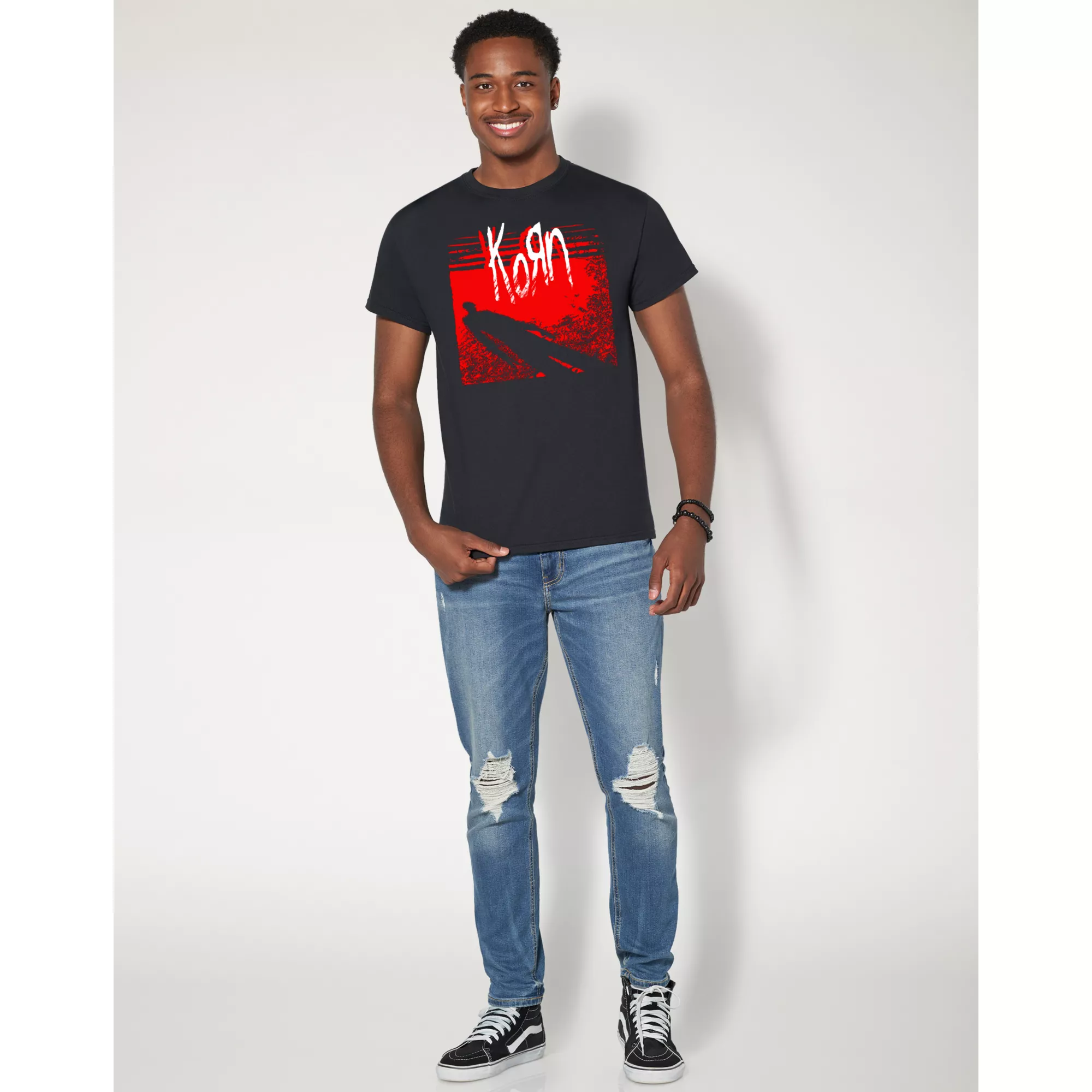 Korn Slendy Red Light T Shirt at Spencer's