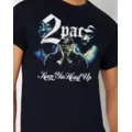 Black Tupac Keep Ya Head Up T Shirt at Spencer's