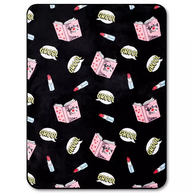 Mean Girls Burn Book Reversible Fleece Blanket at Spencer's