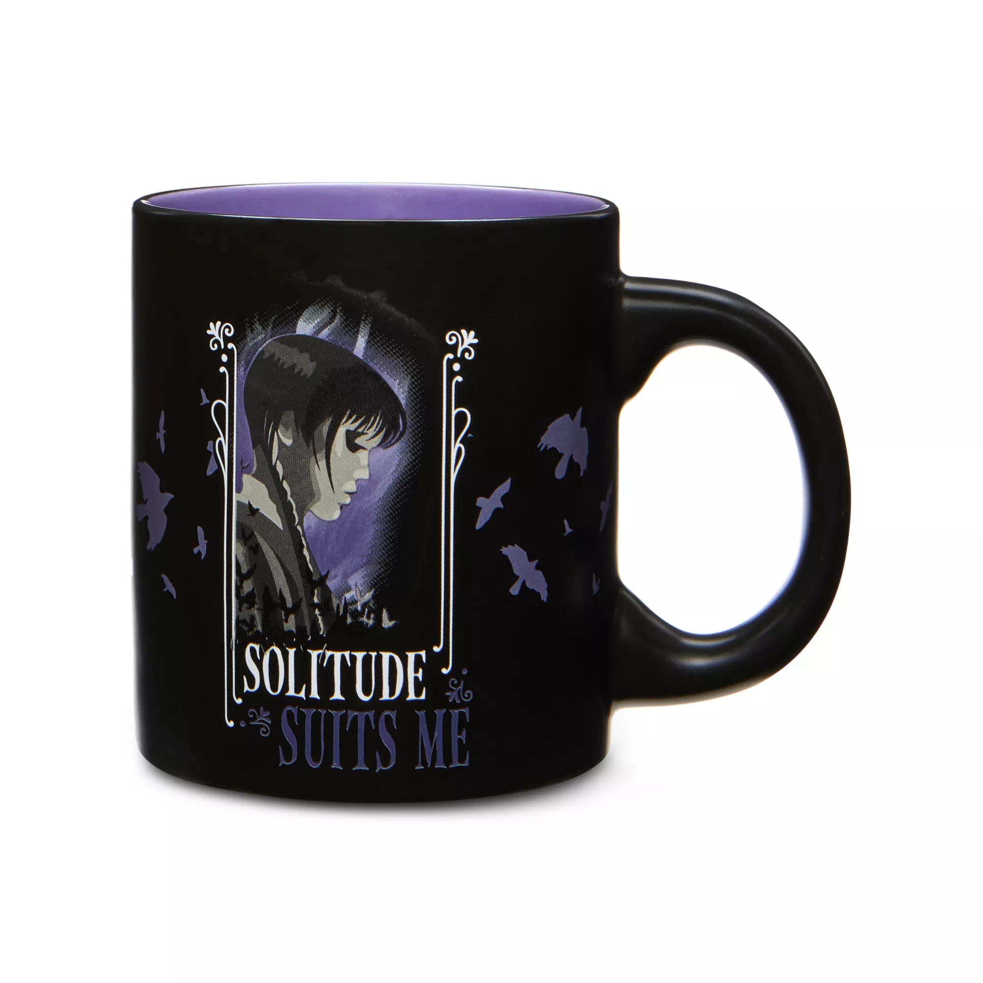 Wednesday Solitude Suits Me Coffee Mug - 20 oz. at Spencer's
