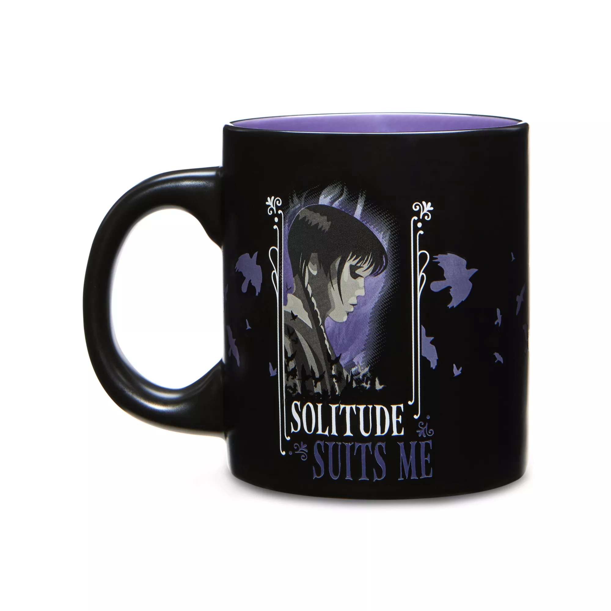 Wednesday Solitude Suits Me Coffee Mug - 20 oz. at Spencer's