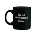 Wednesday Not Friend Material Coffee Mug - 20 oz. at Spencer's