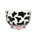 Cow Print Molded Bowl with Chopsticks - 15 oz. at Spencer's