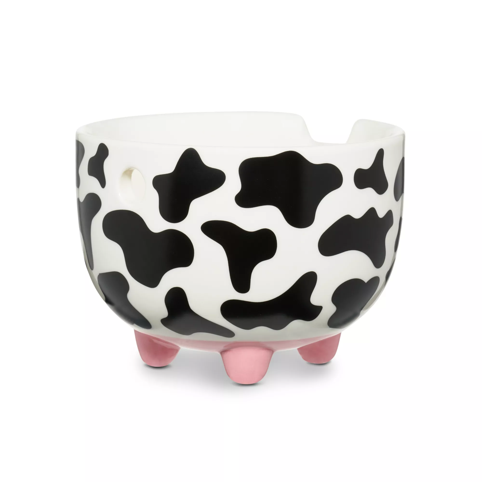 Cow Print Molded Bowl with Chopsticks - 15 oz. at Spencer's