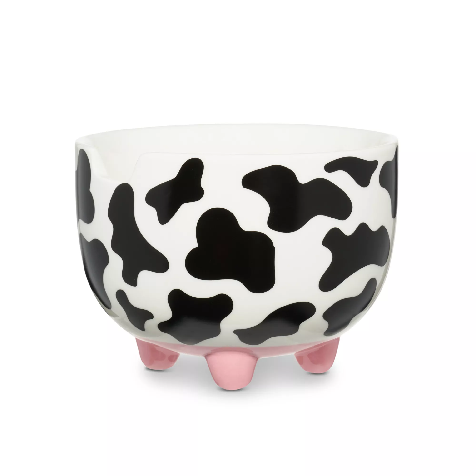 Cow Print Molded Bowl with Chopsticks - 15 oz. at Spencer's