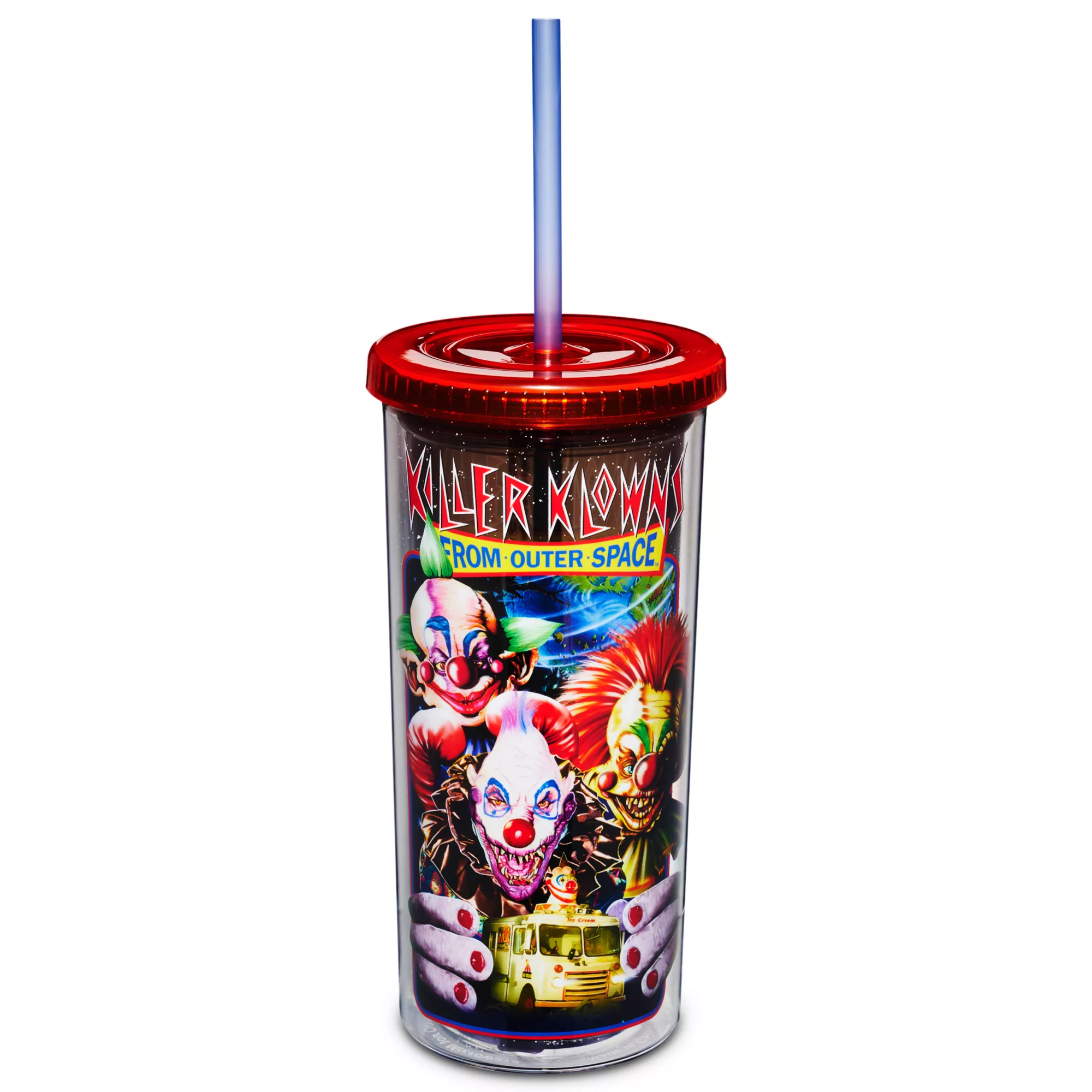 Killer Klowns from Outer Space Cup with Straw - 20 oz. at Spencer's