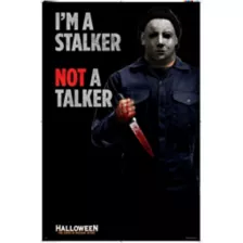 Stalker Not Talker Poster - Halloween at Spencer's