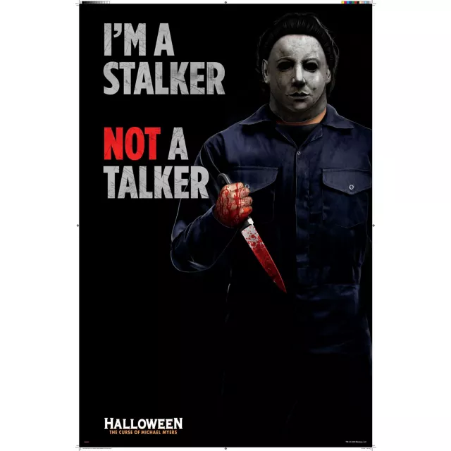 Stalker Not Talker Poster - Halloween at Spencer's