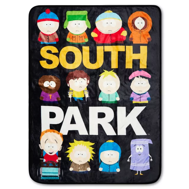 South Park Cast Pose Fleece Blanket at Spencer's