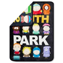 South Park Cast Pose Fleece Blanket at Spencer's