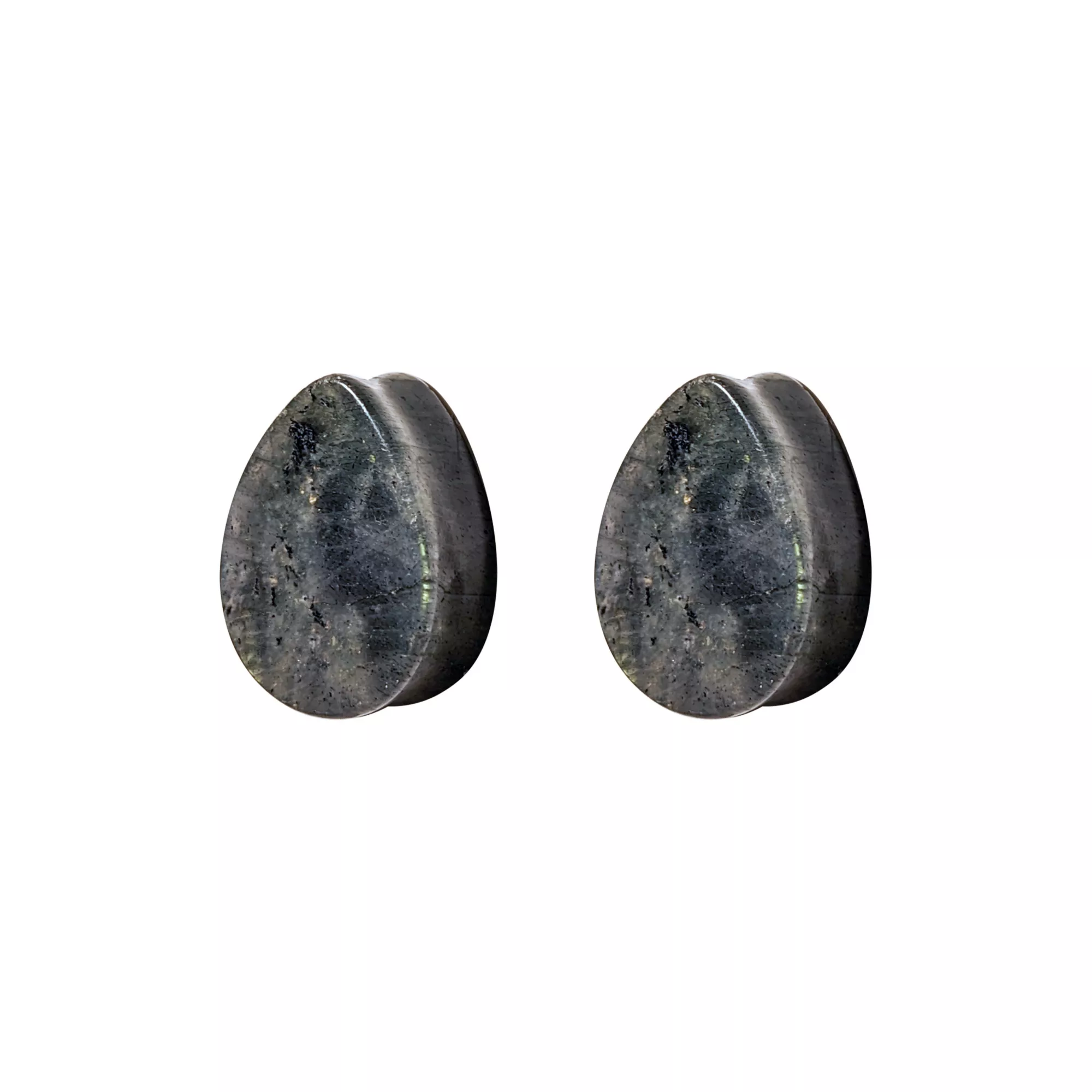 Oval Labradorite Stone Plugs at Spencer's