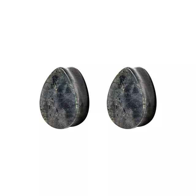 Oval Labradorite Stone Plugs at Spencer's