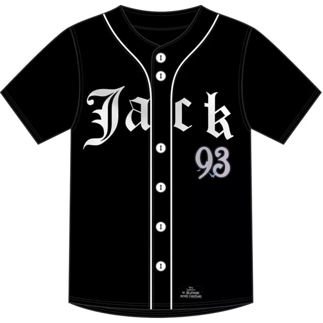 The nightmare discount before Christmas baseball jersey black 2XL