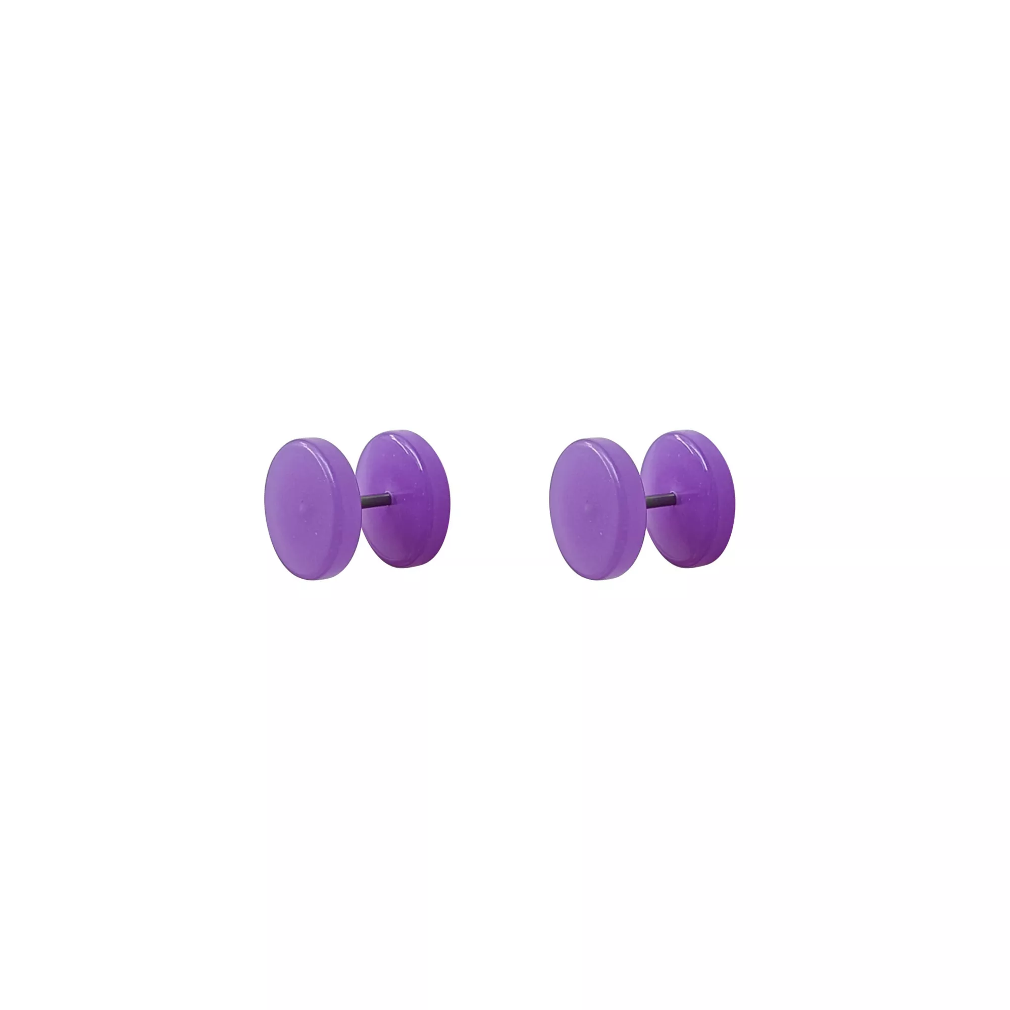 Glow in the Dark Purple Fake Plugs
