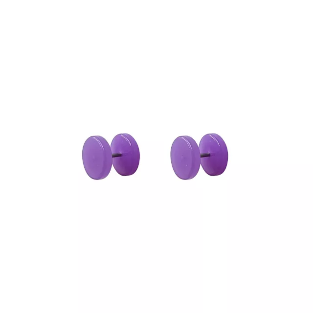 Glow in the Dark Purple Fake Plugs at Spencer's