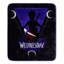 Wednesday Cello Fleece Blanket at Spencer's