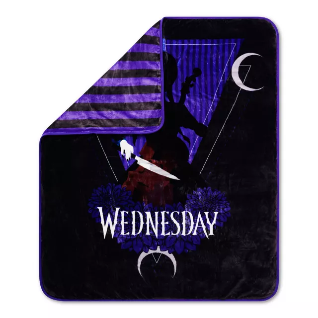 Wednesday Cello Fleece Blanket at Spencer's