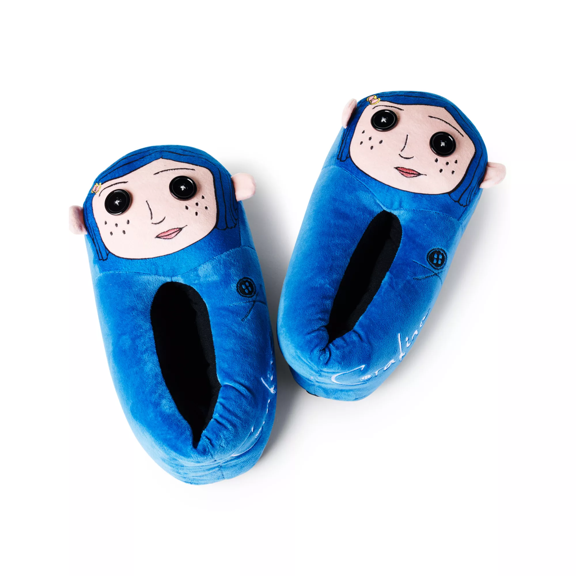 Coraline Plush Slippers at Spencer's