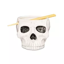 Skull Bowl with Chopsticks - 19.5 oz. at Spencer's