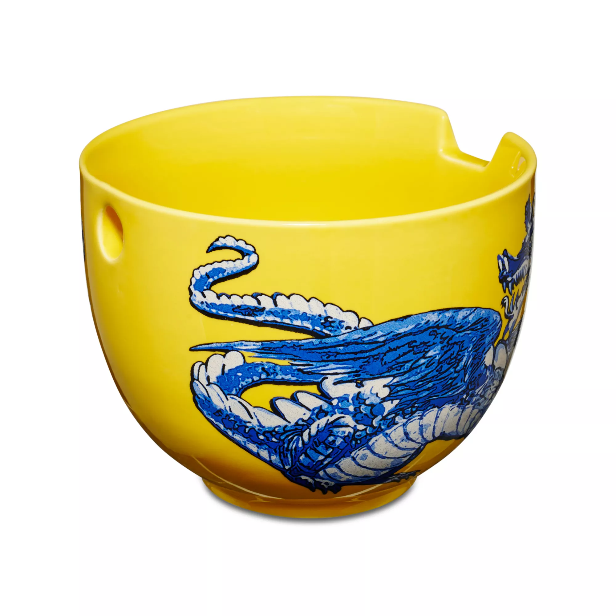 Yellow Dragon Bowl with Chopsticks at Spencer's