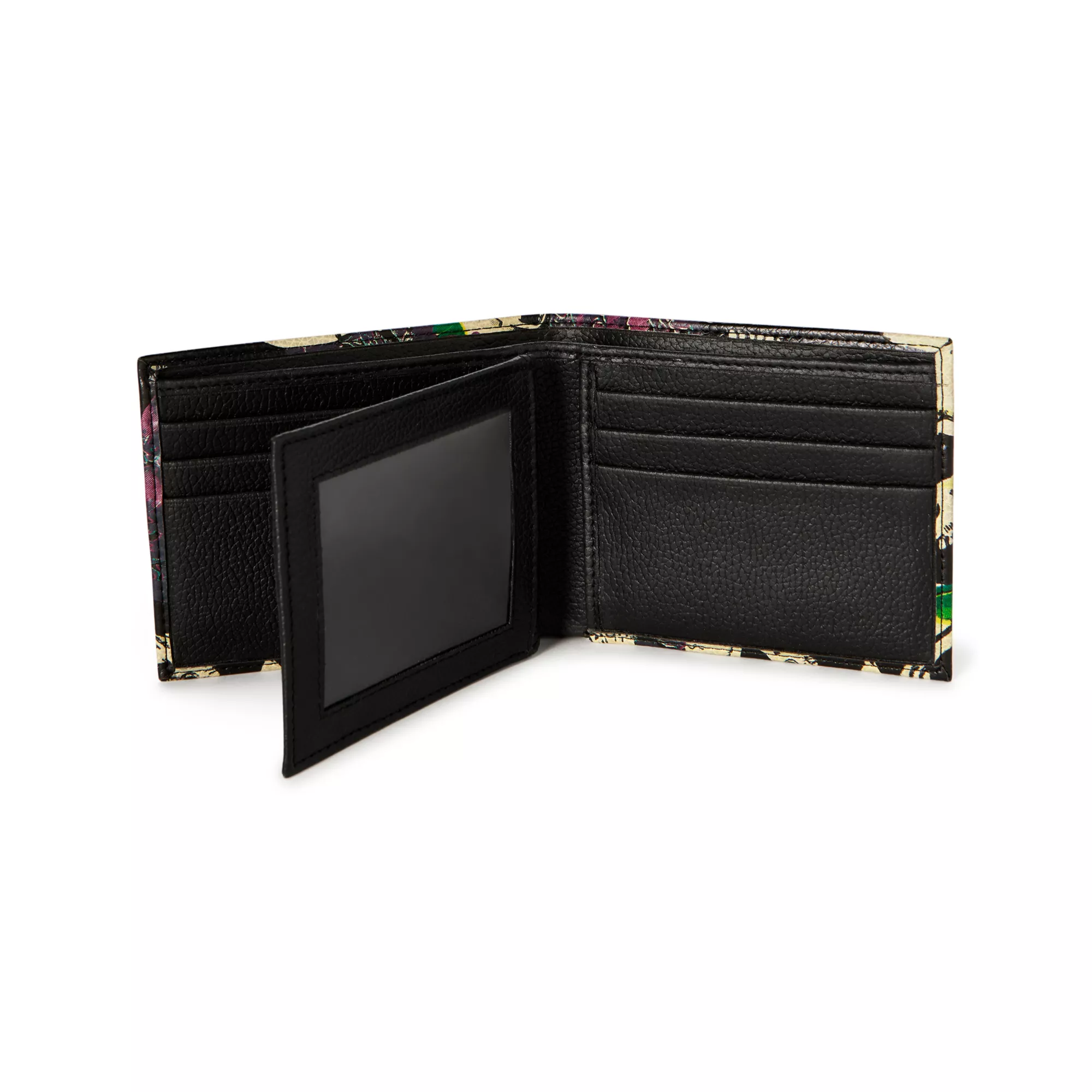 Skull & Rose Bifold Wallet at Spencer's