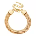 Multi-Pack Goldtone Pearl Braided Bracelets - 3 Pack at Spencer's