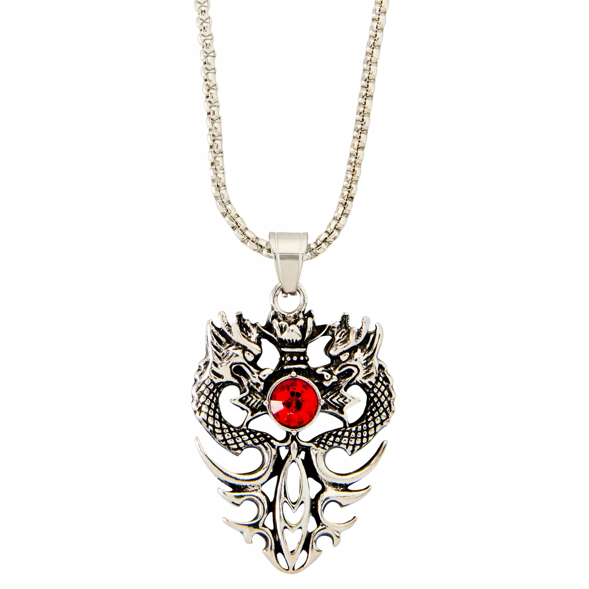 Dragon Gem Pendant Necklace at Spencer's