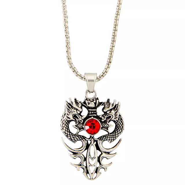 Dragon Gem Pendant Necklace at Spencer's