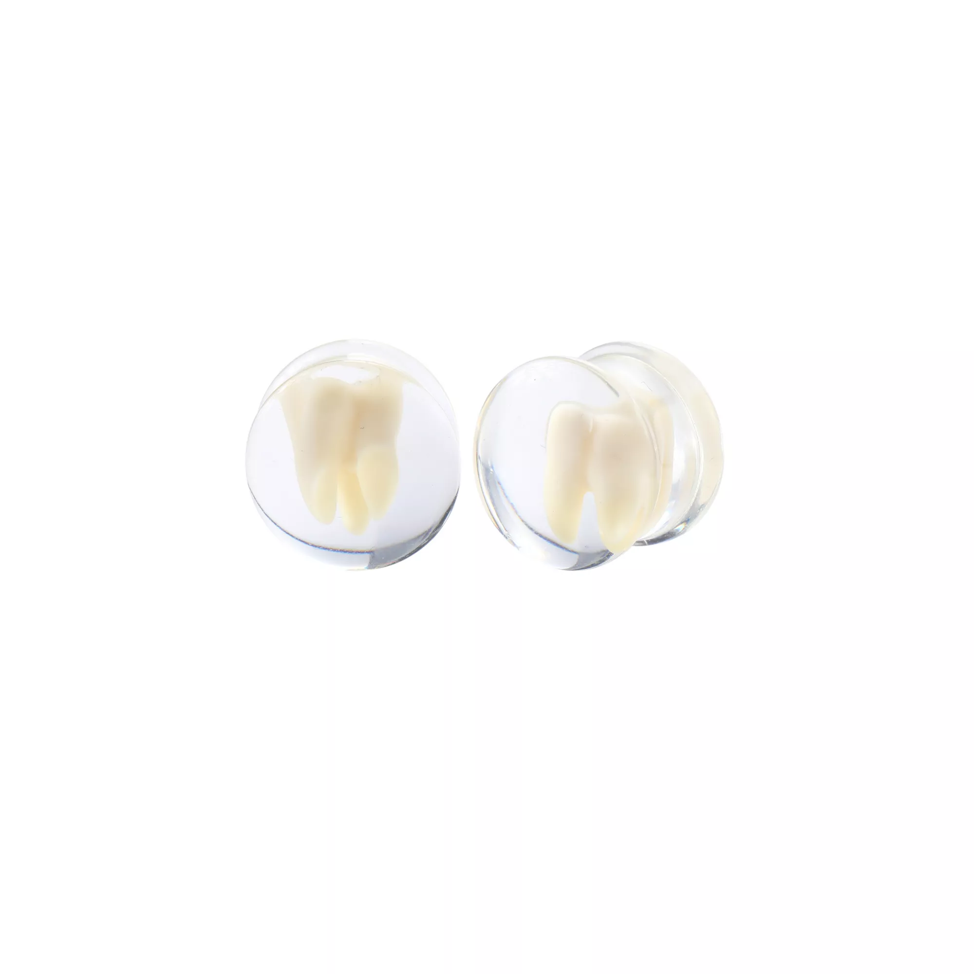 Tooth Resin Double Flare Plugs at Spencer's
