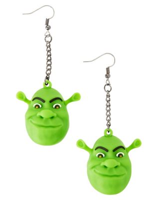  Shrek Character Face Stud Earrings: Clothing, Shoes & Jewelry