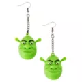 Shrek Head Dangle Earrings - Shrek at Spencer's