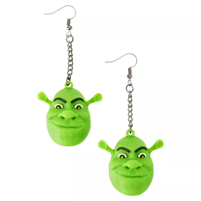 Shrek Head Dangle Earrings - Shrek at Spencer's