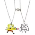 Multi-Pack SpongeBob SquarePants and DoodleBob Magnetic Bestie Necklaces - 2 Pack at Spencer's