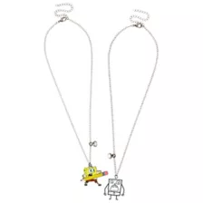 Multi-Pack SpongeBob SquarePants and DoodleBob Magnetic Bestie Necklaces - 2 Pack at Spencer's