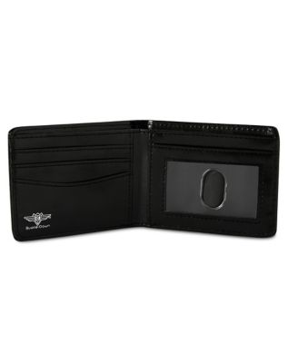 Buckle-Down Men's Skull Bifold Wallet - Vegan Leather, 5 Card Slots & ID Window, 4x3.5 Inches - View #2