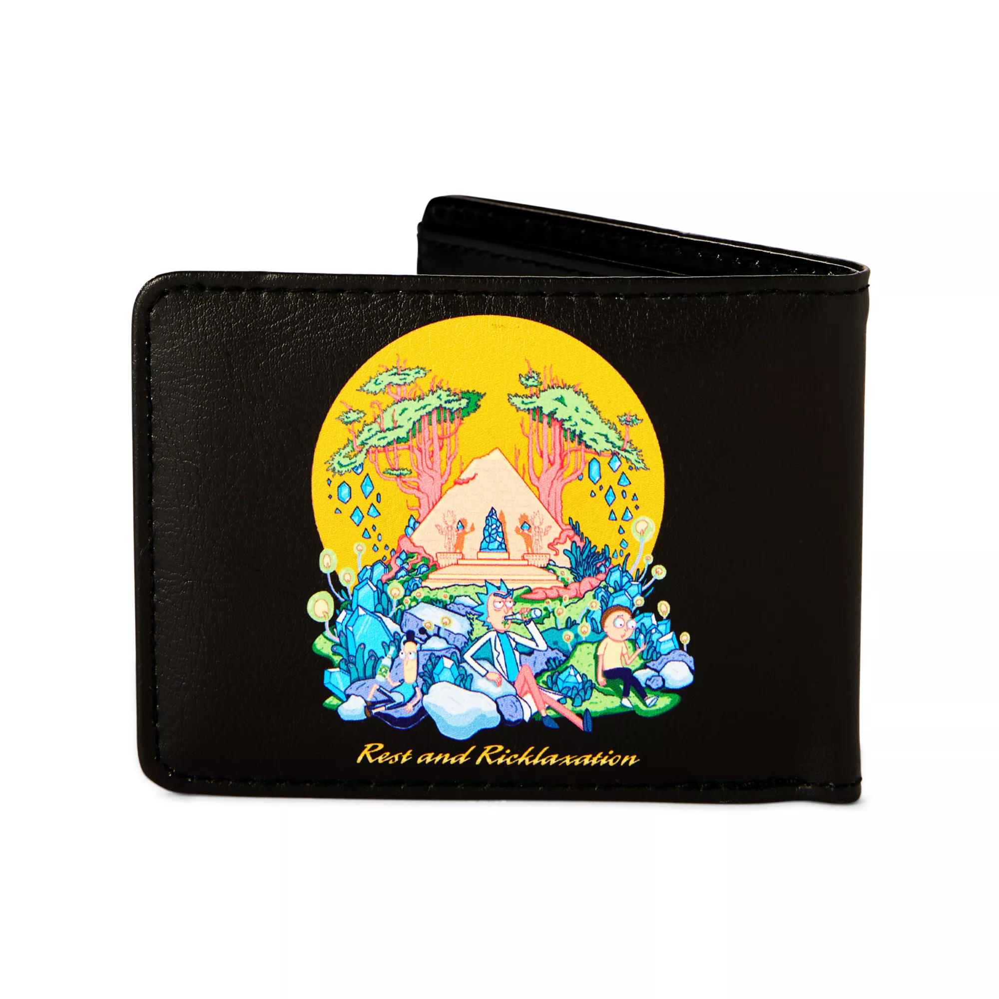 Buckle-Down Rest and Ricklaxation Bifold Wallet - Rick and Morty at Spencer's