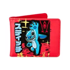 Buckle-Down Stitch Kanji Bifold Wallet - Lilo & Stitch at Spencer's